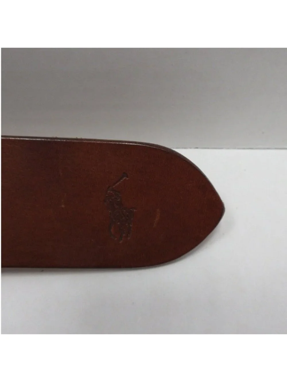 Polo Ralph Lauren Belt 40 Leather Classic Pony Logo Made in Italy